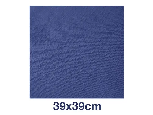 Linstyle Dinnerservet 478856 39x39cm 1-laags 1/4 vouw midnight blue