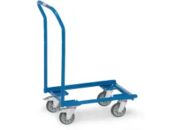 Eurobakken Rolplateau's 13587 250kg 600x400mm Open Ral5007 Duwbeugel