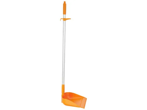 Vikan Hygiene stofblik met rechtopstaande aluminium steel 75cm Oranje