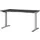 Elektrisch ihv bureau,HxBxD 720-1200x1400x800mm,blad grafiet