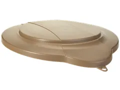 Hygiene 5687-66 emmerdeksel, bruin voor 12 liter emmer 568666