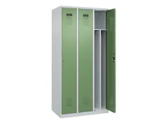 locker voor scheiding van kleding,HxBxD 1850x900x500mm,3vak