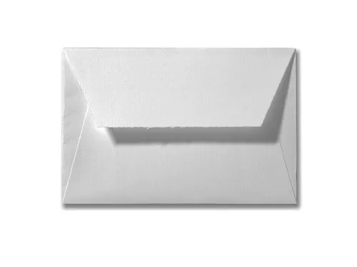Envelop Oud Hollands ongegomd wit 130 Gram met watermerk 102x145mm