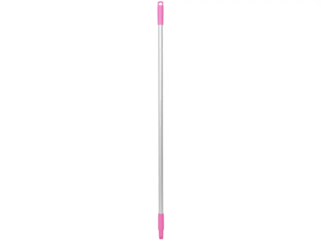 Vikan Hygiene aluminium steel 1260mm Ø25mm roze met schroefdraad