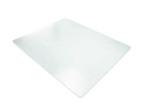 vloerbeschermingsmat,v. tapijt,BxD 1300x1200mm,PE/PU,transparant