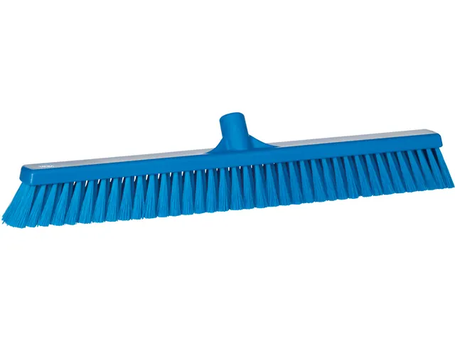 Veger Vikan zachte vezel bezem 610mm blauw