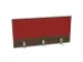 panneau de rehausse,p. table de bureau,NV brun caryer,BN4011-rouge