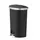 Hana pedaalemmer halfrond 55 Liter Zwart