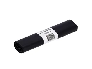 Afvalzak Cleaninq 45x50cm LDPE recycled T25 15 Liter zwart - 2