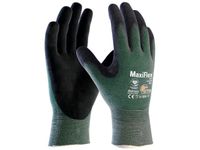 Handschoen Maxiflex Cut 34-8743, Maat 10 Klasse 3 Groen Zwart Nitril