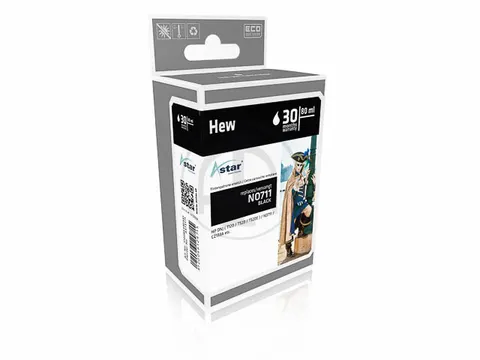 As15171 Astar Hp 711 Dnj Inkt Zwart Rebuilt Chip 80Ml
