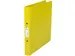 Ringmap A4 PP 2 Ringen 25mm Transparant Geel