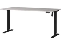 Elektrisch ihv bureau,HxBxD 710-1190x1600x800mm,blad decor kasjmier