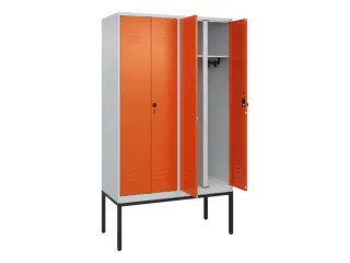 locker voor scheiding van kleding,HxBxD 2120x1200x500mm,4vak - 2
