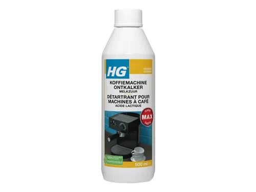 Ontkalker HG voor koffiemachine melkzuur 500ml