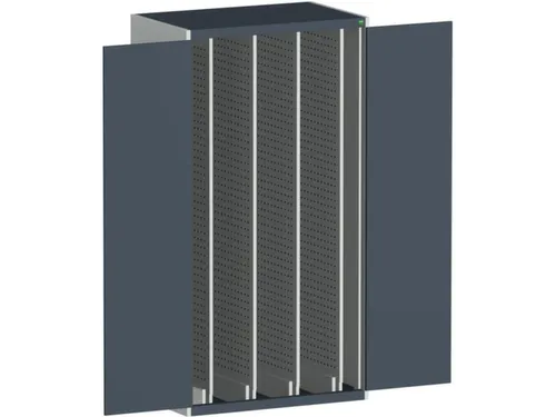 verticale kast,HxBxD 2000x1050x650mm,deur m. perforaties
