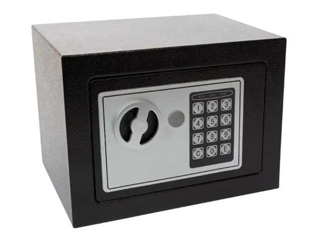 Elektronische Kluis 17x23x17cm 4.6 Liter Zwart