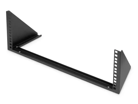 4U 19-inch apparatuur wandmontagebeugel 4H Zwart