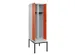 locker voor scheiding van kleding,HxBxD 2120x600x815mm,2vak