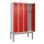 locker voor scheiding van kleding,HxBxD 2120x1200x500mm,4vak