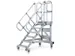 bordestrap,verrijdbaar,bordes H 1,75m,7treden,60° helling,aluminium