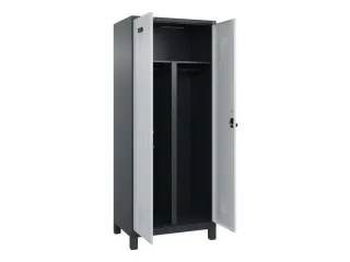 PBM-locker,HxBxD 1950x800x500mm,2vak,vak B 400mm,draaigrendel - 1