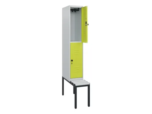 Dubbeldekse dekenkist,HxBxD 1950x300x815mm,1x2vak.,vak B 300mm