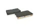 Protège-palettes multi-usage Lxl 1200x800mm ABS a. bord antidérapant