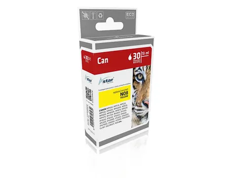 AS15623 ASTAR CANON CLI8Y MP Inkt geel rebuilt Chip 13ml