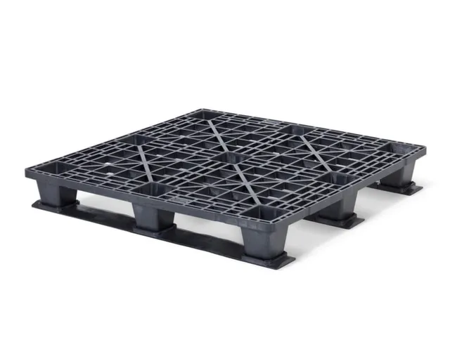 Kunststof Pallet Pe Hxlxb 165X1200X1200Mm Draagverm. 2500Kg 3Sleden
