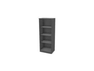 kantoorstelling,HxBxD 1545x600x445mm,MS-donkergrijs - 2