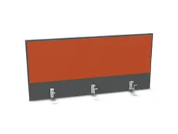 opzetpaneel bureau aanbouw achter MS-donkergrijs BN3012-oranje 1200mm