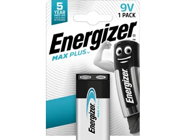batterij Max Plus 9V, op blister