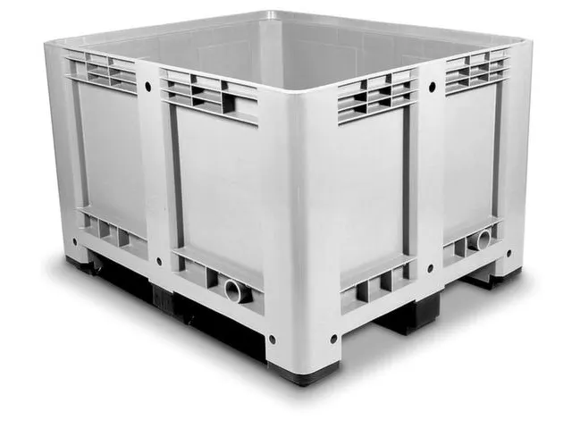 Maxi-Container 470 liter 780x800x1200mm Pe Gesloten Grijs