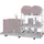 staande bak,v. stapelkast,opvangvol. 220l,HxBxD 220x2750x1280mm