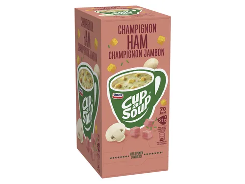 Cup-A-Soup Champignon/Ham 175ml 21 Pakjes