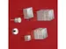 Aimant Sigel pour tableau en verre 10x10x10mm Argent 5 pièces