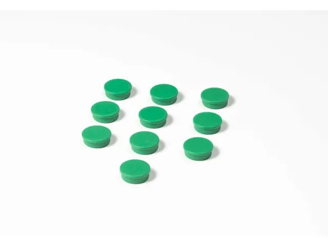 Memomagneten 10 Stuks Groen 25mm 10 stuks