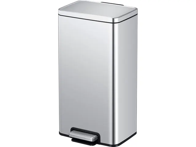 Madison pedaalemmer 30 Liter Zilver Mat RVS