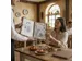 Porte-menu Securit Signature A4 marron