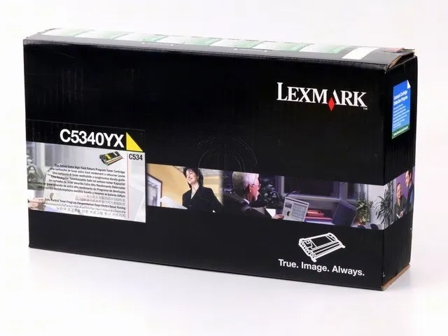 Tonercartridge Lexmark C 5340 yx Retourprogramma Geel