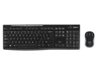 OUTLET Logitech MK270 Draadloos Zweeds Toetsenbord + Muis Zwart - 1
