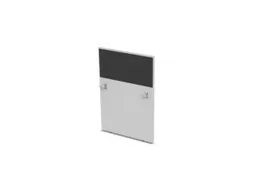 baliepaneel,v. bureau,aanbouw rechts,B 800mm,Bl-wit,BN8010-antraciet