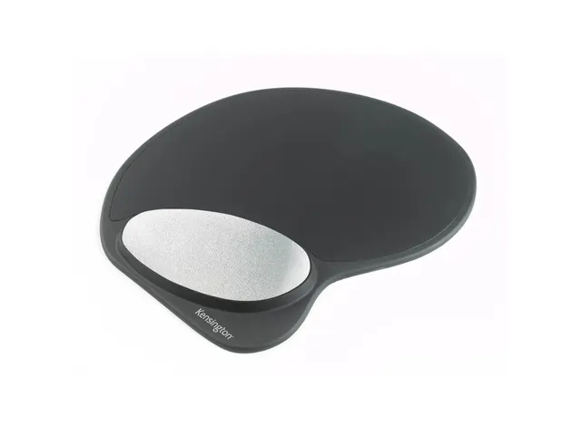 Kensington Ergonomische Memory Gel Muismat Zwart Grijs