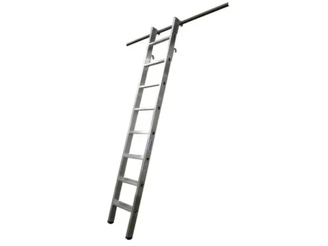 Stellingladder Aluminium 4Haken 8Treden Boom L 2.20M