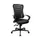 Bureaustoel,Synchroonmech.,M. Armleuningen,Zitting Kunstleer Zwart