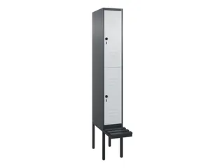 Dubbeldekse dekenkist,HxBxD 2120x300x815mm,1x2vak.,vak B 300mm - 1