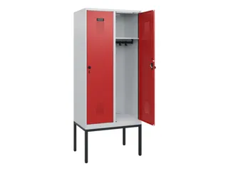 schoollocker,HxBxD 1950x800x500mm,2vak,vak B 400mm,draaigrendel - 1