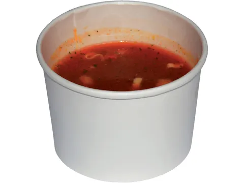 Soepbeker duurzaam afbreekbaar karton wit 236ml 1000 stuks