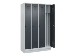 locker voor scheiding van kleding,HxBxD 1950x1200x500mm,4vak